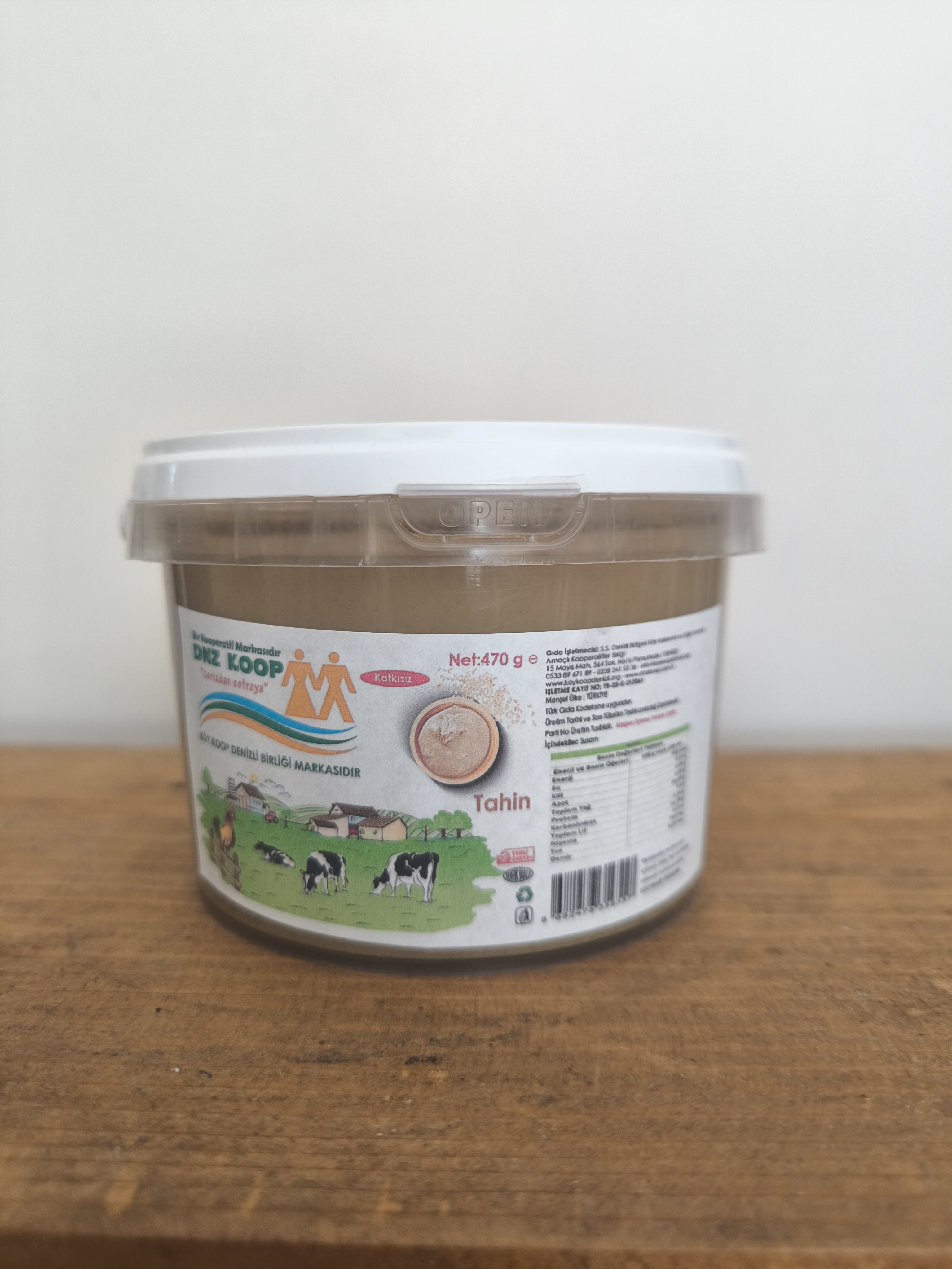 TAHİN 470 GR - DENİZLİ KOOPERATİFİ