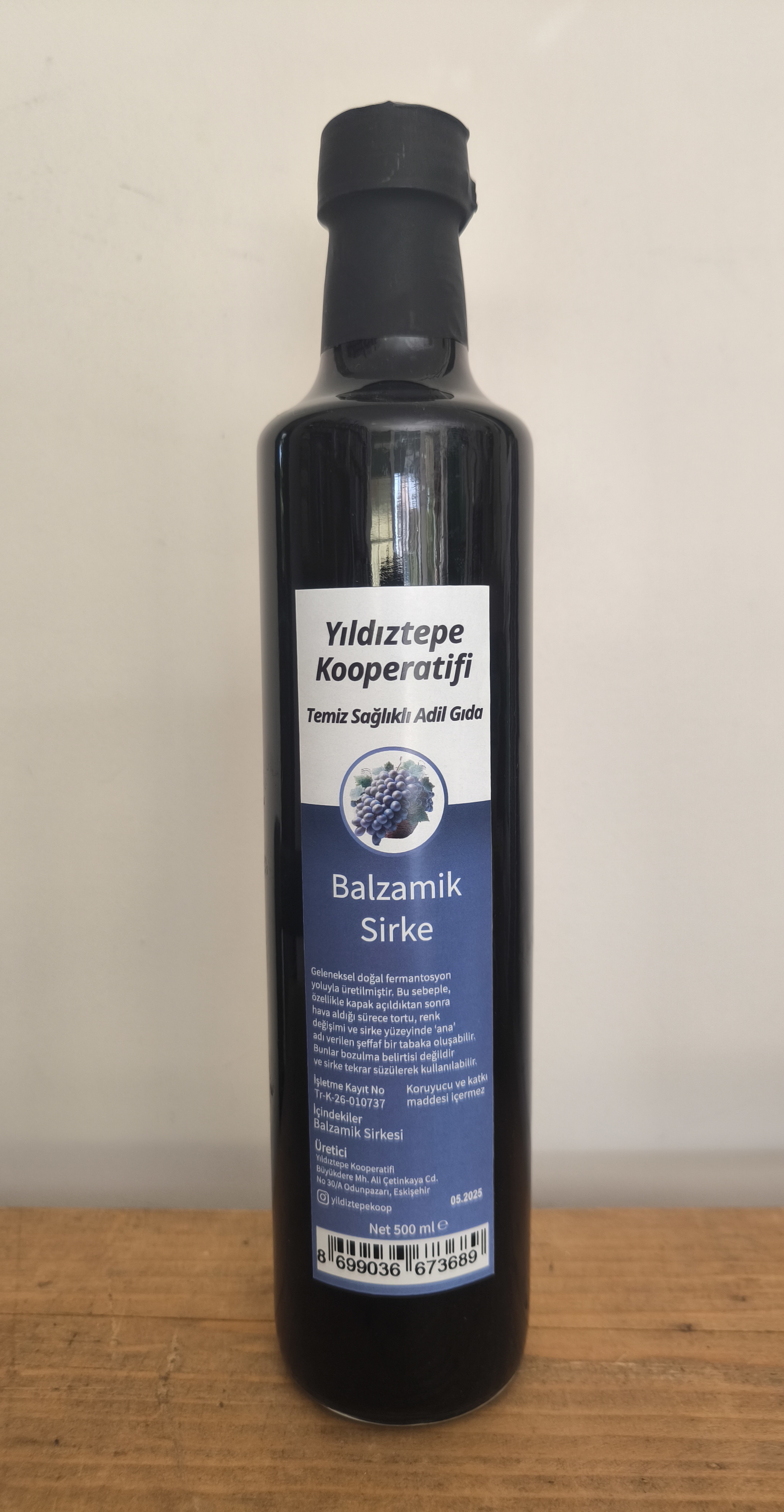 BALZAMİK SİRKE 500 ML - ESKİŞEHİR YILDIZTEPE KOOPERATİFİ