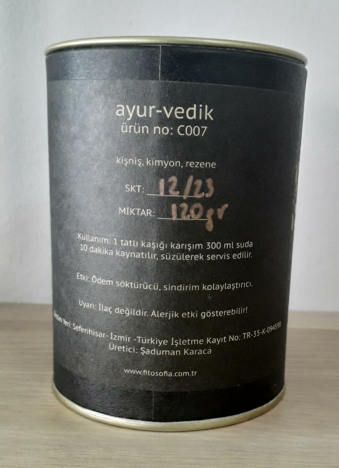 Ayur-vedik Ödem Çayı 120 gr - Fitosofia