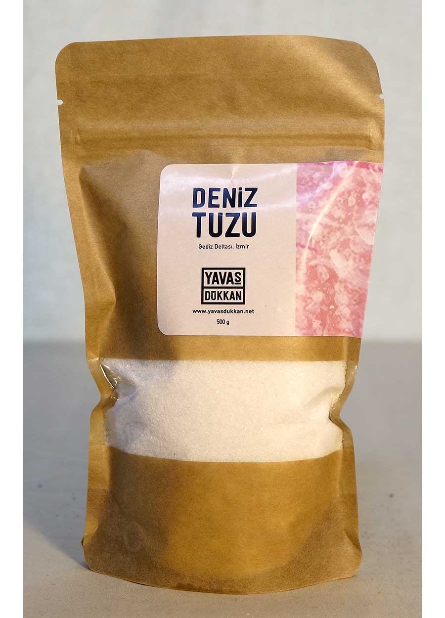 Deniz Tuzu Gediz Deltası 500 gr - Doğa Derneği Yavaş Dükkan