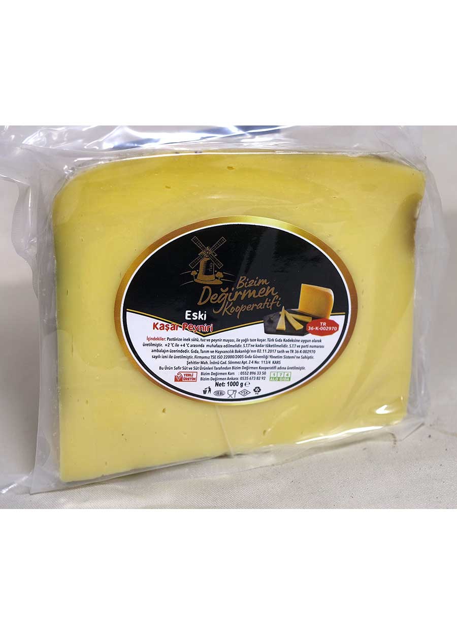 eski kasar peyniri 1000 gr kars bizim degirmen koop seferi keci kooperatif bakkali