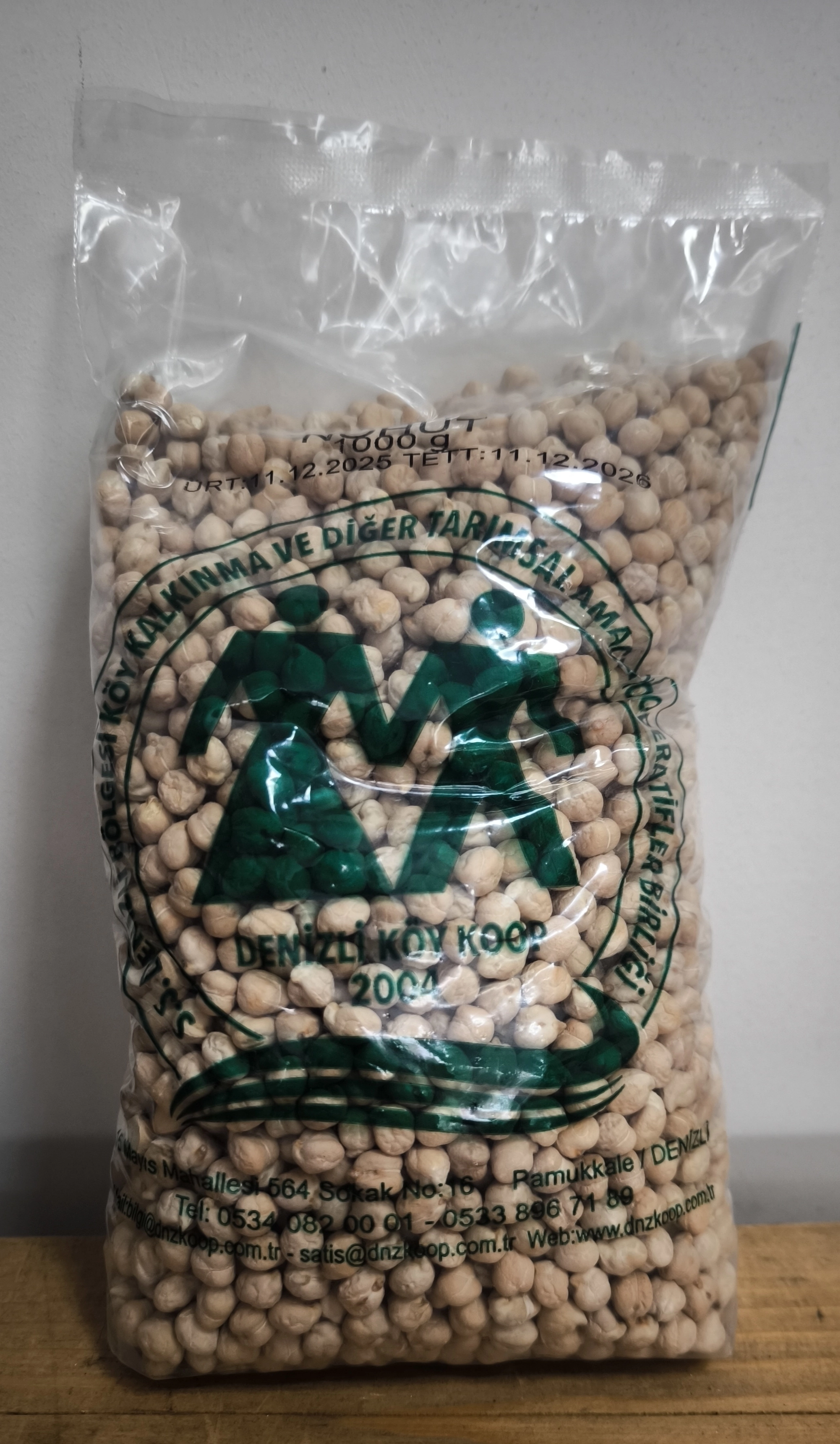 Nohut 1 kg - Denizli kooperatifi