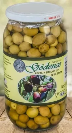 Ayvalık Edremit Yeşil Zeytin 700 gr. - Gödence Kooperatifi 