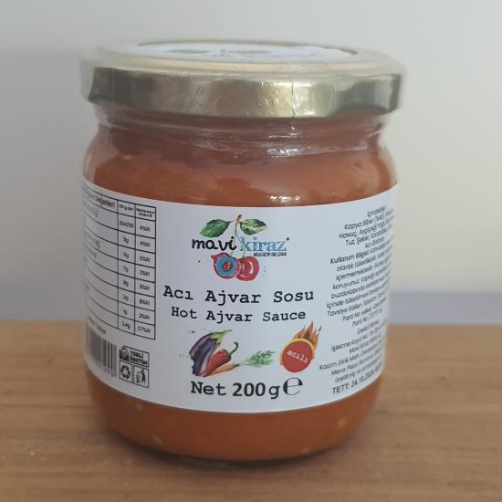 Acı Ajvar Sosu-Mavi Kiraz- 210 gr