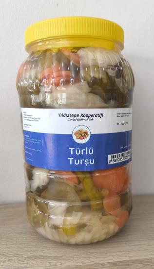Türlü (Karışık)-Turşu 2800 gr-Yıldıztepe Kooperatifi