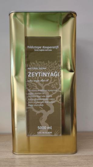Naturel Sızma Zeytinyağı 5 lt - Eskişehir Yıldıztepe Koop.