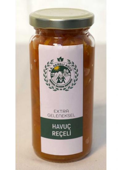 Havuç Reçeli 300 gr. - Gereli Kooperatifi Extra Geleneksel 