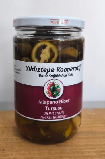 Jalapeno Turşusu Dilimli 400 gr - Yıldıztepe Kooperatifi