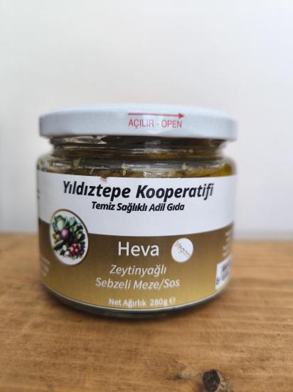 Heva Zeytinyağlı Sebzeli Meze/Sos 280 gr - Eskişehir Yıldıztepe Koop.