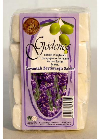 Lavantalı Zeytinyağlı Sabun 500 gr - 4’lü paket Gödence Kooperatifi