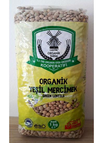 Organik Yeşil Mercimek 1 kg - Cantire Organik Tarım