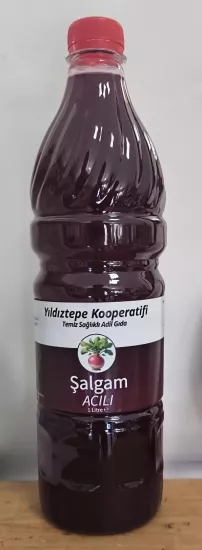 Doğal Şalgam Acılı 1 Lt - Eskişehir Yıldıztepe Kooperatifi