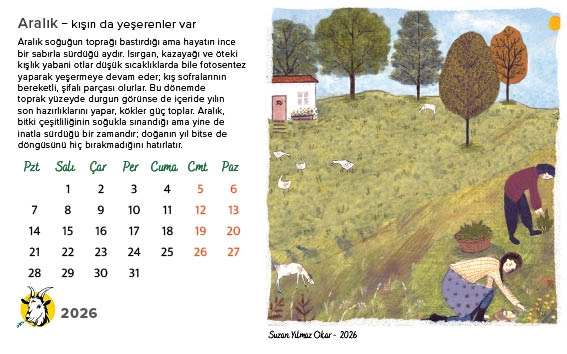 Seferi Keçi 2026 takvimi