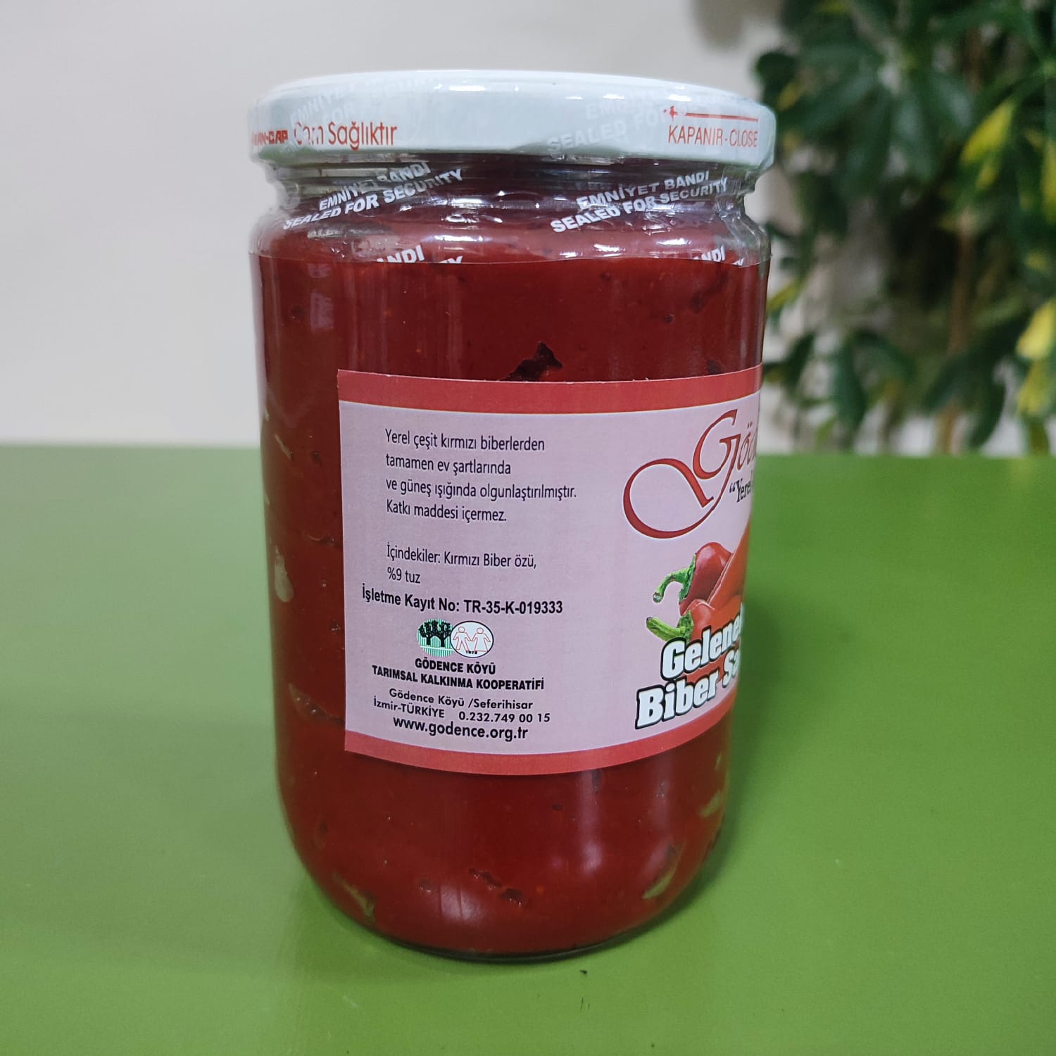 Geleneksel Biber Salçası net 600 gr - Gödence Kooperatifi