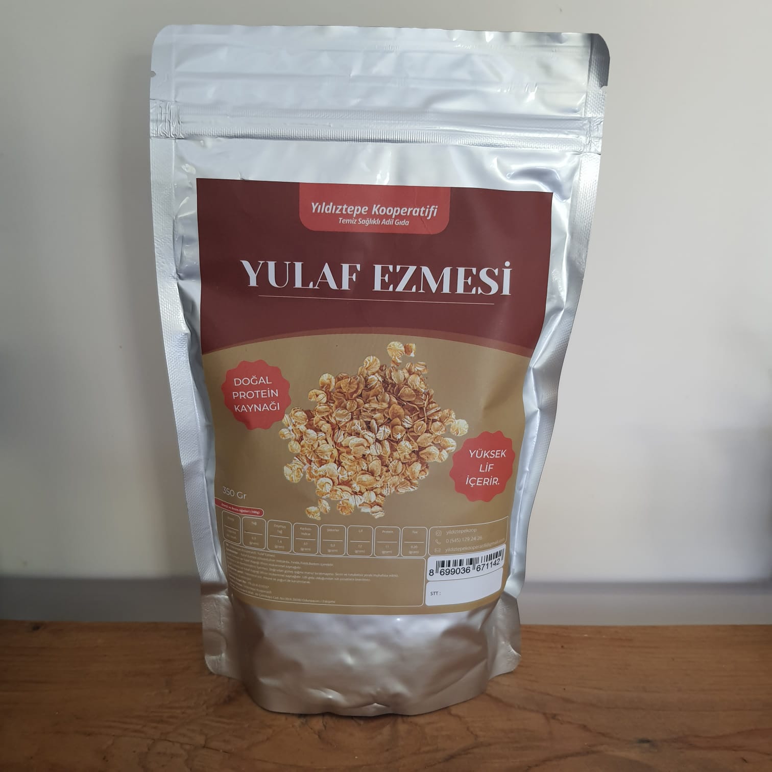 Yulaf ezmesi - Yıldıztepe Kooperatifi - 350 gr.