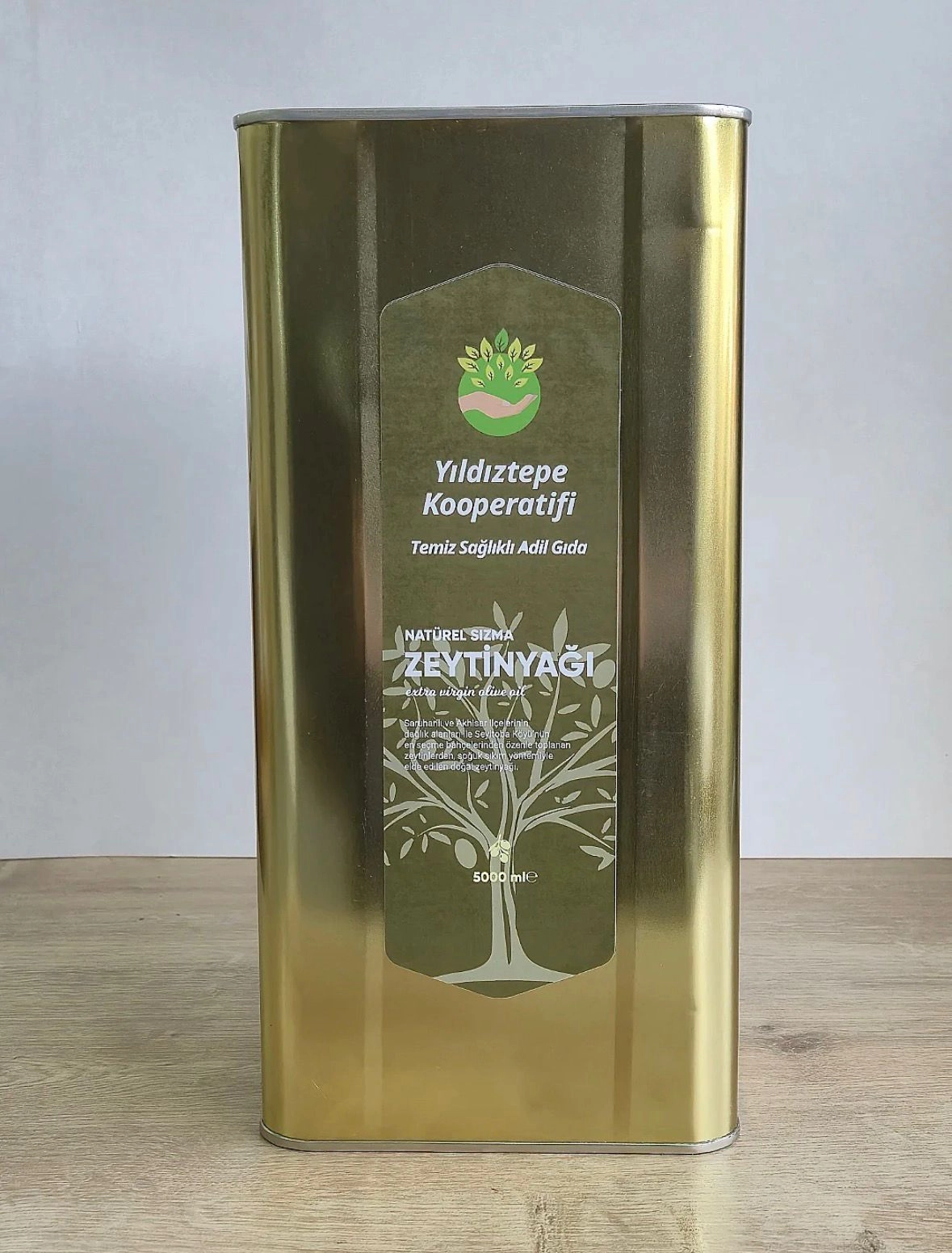 Naturel Sızma Zeytinyağı 5 lt - Eskişehir Yıldıztepe Koop.