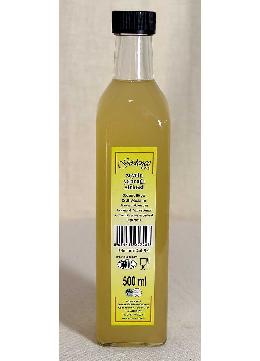 Zeytin Yaprağı Sirkesi 500 ml - Gödence Kooperatifi